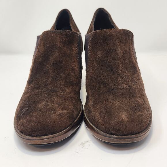 Dansko Womens Nancy Brown Suede Clogs Heels Size 36 US 5.5 Comfort Shoes Slip On - Picture 4 of 9